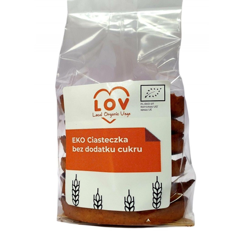 CIASTECZKA BEZ DODATKU CUKRU BIO 240 g - LOCAL ORGANIC VEGE
