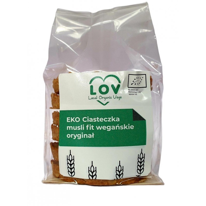 CIASTECZKA MUSLI WEGAŃSKIE ORYGINAL BIO 240 g - LOCAL ORGANIC VEGE
