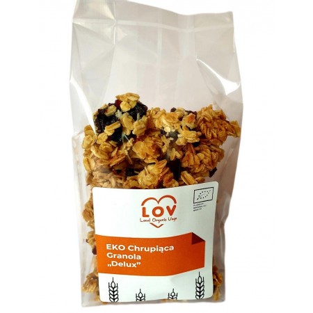 CHRUPIĄCA GRANOLA DELUX BIO 100 g - LOCAL ORGANIC VEGE