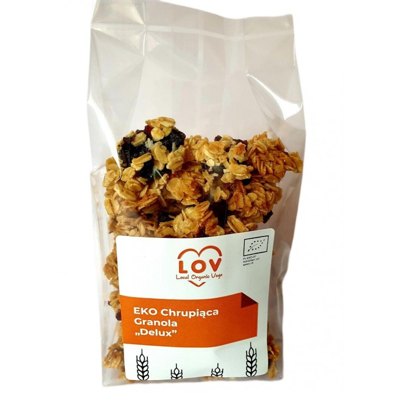 CHRUPIĄCA GRANOLA DELUX BIO 100 g - LOCAL ORGANIC VEGE