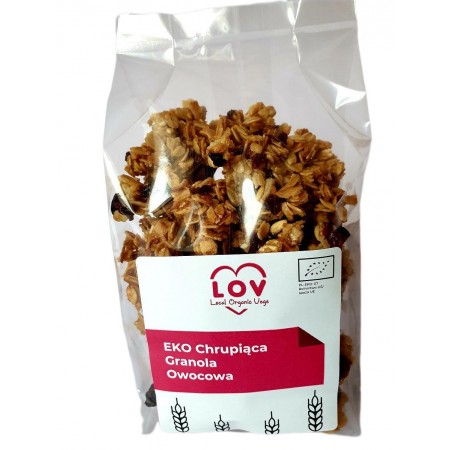 CHRUPIĄCA GRANOLA OWOCOWA BIO 100 g - LOCAL ORGANIC VEGE