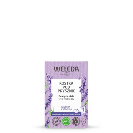 KOSTKA POD PRYSZNIC LAWENDA I WETIWERIA ECO 75 g - WELEDA