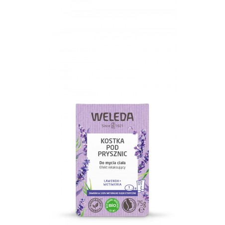 KOSTKA POD PRYSZNIC LAWENDA I WETIWERIA ECO 75 g - WELEDA