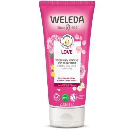 PŁYN POD PRYSZNIC KREMOWY "LOVE" ECO 200 ml - WELEDA