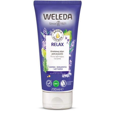 PŁYN POD PRYSZNIC KREMOWY "RELAX" ECO 200 ml - WELEDA