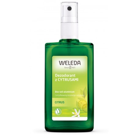 DEZODORANT W SPRAYU 24 h Z CYTRUSAMI ECO 100 ml - WELEDA