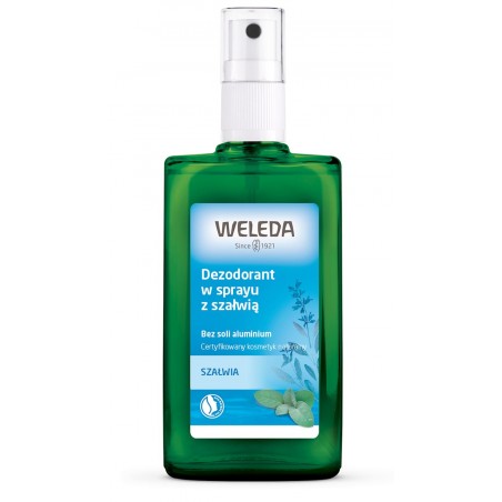 DEZODORANT W SPRAYU 24 h Z SZAŁWIĄ ECO 100 ml - WELEDA