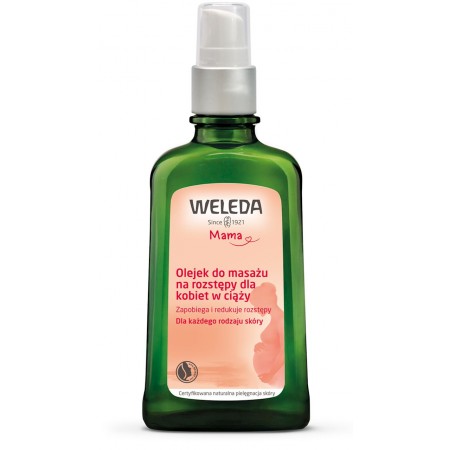 OLEJEK DO MASAŻU NA ROZSTĘPY DLA KOBIET W CIĄŻY ECO 100 ml - WELEDA