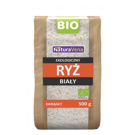 RYŻ BIAŁY OKRĄGŁY BIO 500 g - NATURAVENA