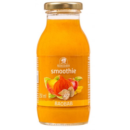 SMOOTHIE JABŁKO - MANGO - BANAN - DYNIA - BAOBAB 250 ml - REMBOWSCY