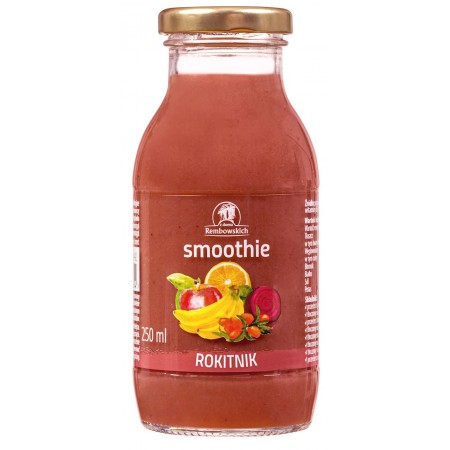 SMOOTHIE JABŁKO - BANAN - CZARNA PORZECZKA - BURAK - ROKITNIK 250 ml - REMBOWSCY