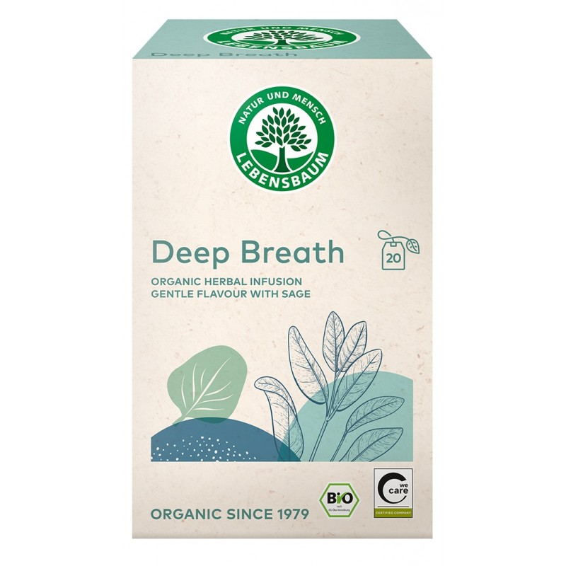 HERBATKA ZIOŁOWA "GŁĘBOKI ODDECH" BIO (20 x 1,5 g) 30 g - LEBENSBAUM