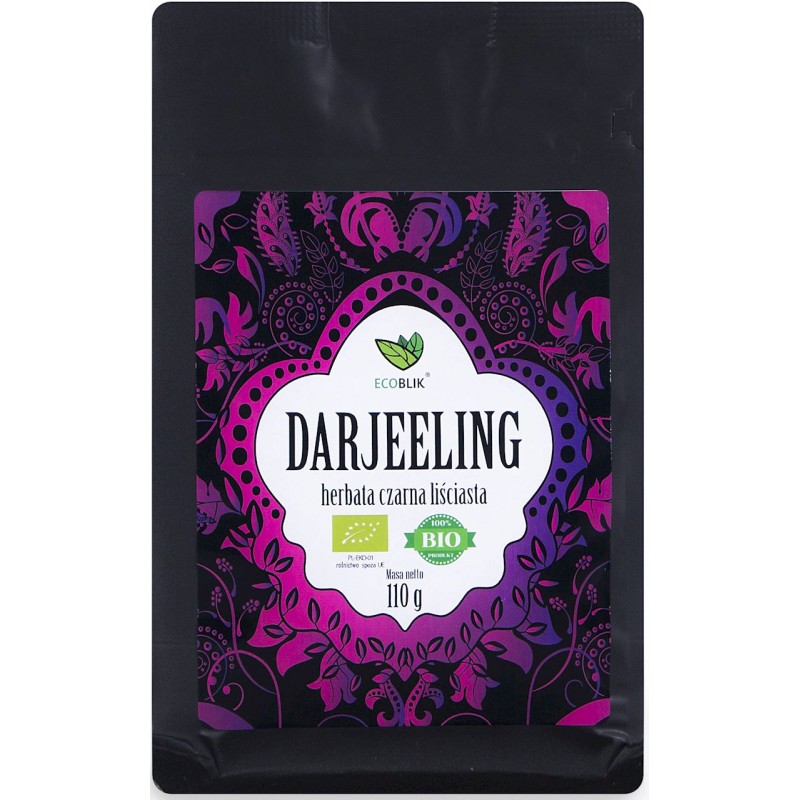 HERBATA CZARNA LIŚCIASTA DARJEELING BIO 110 g – ECOBLIK