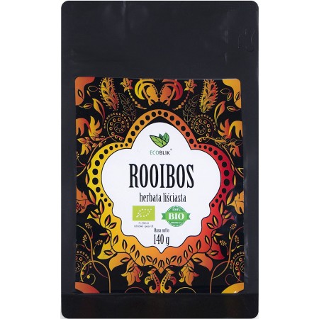 HERBATKA ROOIBOS LIŚCIASTA BIO 140 g – ECOBLIK