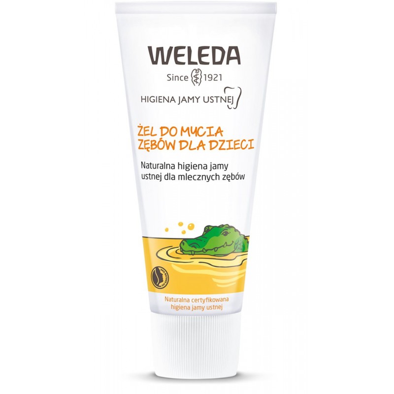 ŻEL DO MYCIA ZĘBÓW DLA DZIECI BEZ FLUORU ECO 50 ml - WELEDA