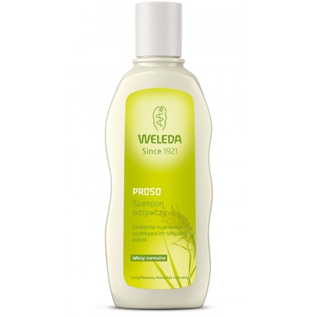 SZAMPON DO WŁOSÓW NORMALNYCH Z PROSEM ECO 190 ml - WELEDA