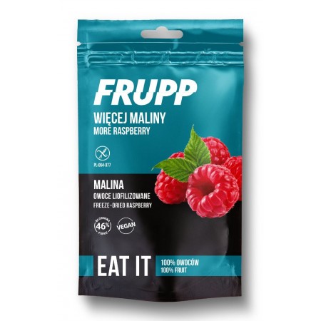 FRUPP OWOCE LIOFILIZOWANE MALINA BEZGLUTENOWE 15 g - CELIKO