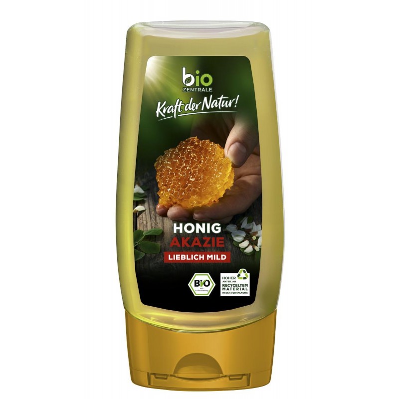 MIÓD NEKTAROWY AKACJOWY BEZGLUTENOWY BIO  350 g - BIO ZENTRALE