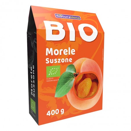 MORELE SŁODKIE SUSZONE BIO 400 g - NATURAVENA