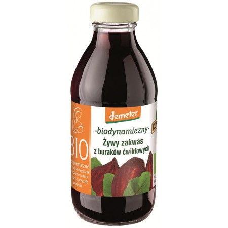 ŻYWY ZAKWAS Z BURAKÓW BEZGLUTENOWY DEMETER BIO 320 ml - KOWALEWSKI