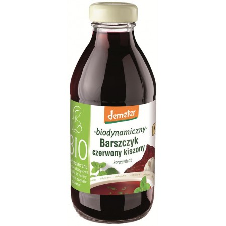 BARSZCZ CZERWONY KISZONY BEZGLUTENOWY KONCENTRAT DEMETER BIO 320 ml - KOWALEWSKI