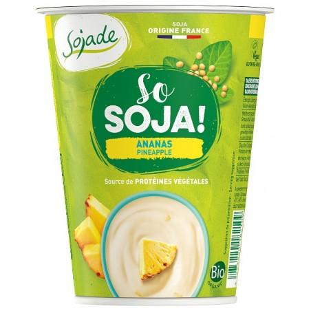 DESER SOJOWY ANANASOWY BIO 400 g - SOJADE