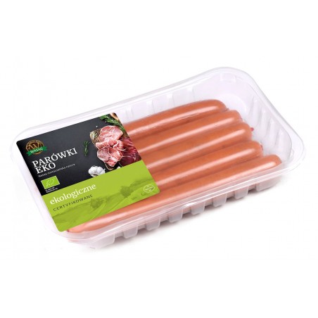 PARÓWKI WIEPRZOWE BIO 320 g (5 sztuk) - WASĄG (Z PÓŁKI) PARÓWKI WIEPRZOWE BIO 320 g (5 sztuk) - WASĄG (Z PÓŁKI)