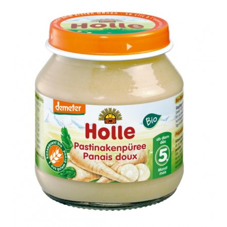 PUREE Z PASTERNAKA BEZ DODATKU CUKRÓW BEZGLUTENOWE OD 5 MIESIĄCA DEMETER BIO 125 g (SŁOIK) - HOLLE