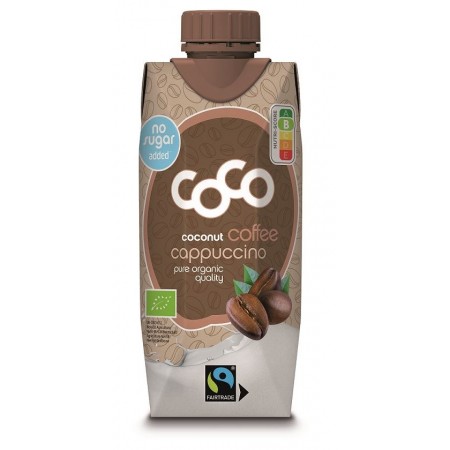 NAPÓJ KOKOSOWY A'LA CAPPUCCINO BEZ DODATKU CUKRÓW BIO 330 ml - COCO (DR MARTINS)
