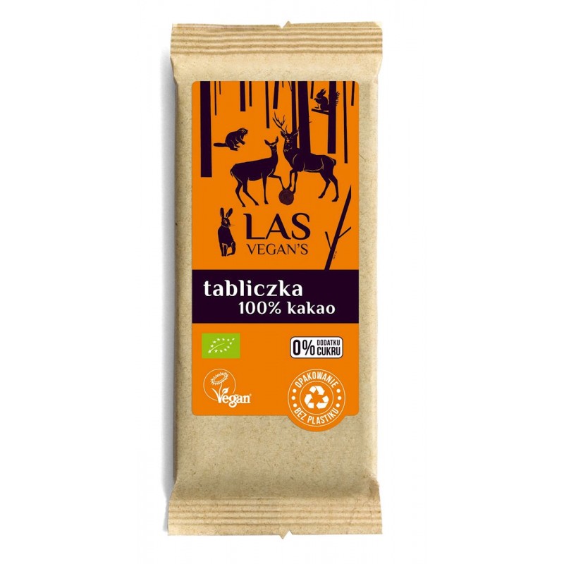 TABLICZKA 100 % KAKAO UGANDA BIO 50 g - LAS VEGAN'S