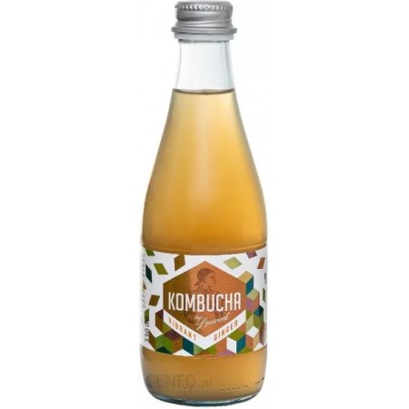 KOMBUCHA Z IMBIREM I CYTRYNĄ (VIBRANT GINGER) 330 ml - KOMBUCHA BY LAURENT