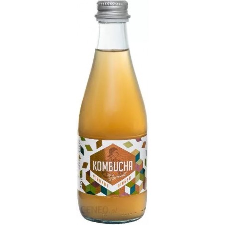 KOMBUCHA Z IMBIREM I CYTRYNĄ (VIBRANT GINGER) 330 ml - KOMBUCHA BY LAURENT