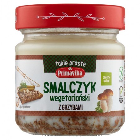 SMALCZYK WEGETARIAŃSKI Z GRZYBAMI BEZGLUTENOWY 160 g - PRIMAVIKA