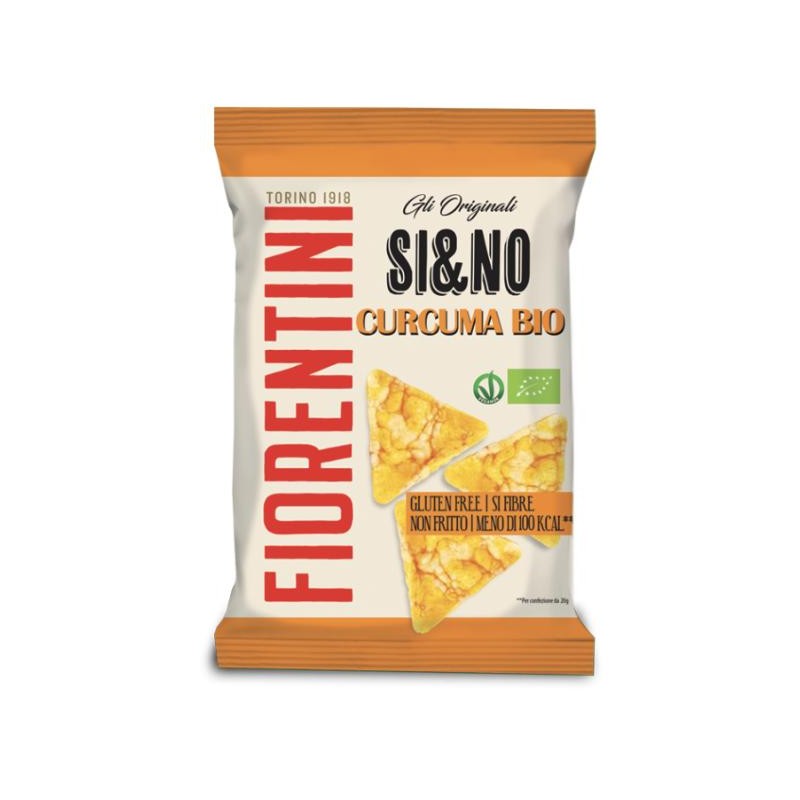 CHRUPKI KUKURYDZIANE MINI Z KURKUMĄ BEZGLUTENOWE BIO 20 g - FIORENTINI