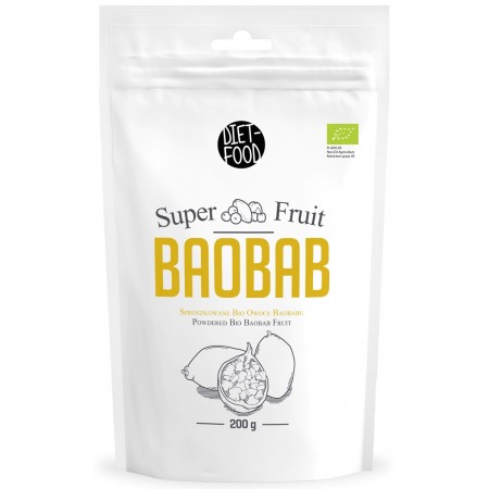 BAOBAB SPROSZKOWANY BIO 200 g - DIET-FOOD