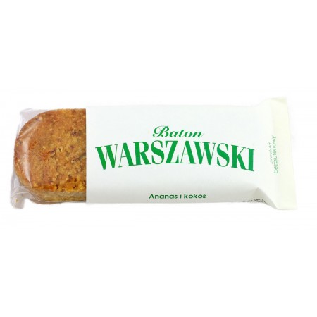 BATON ANANAS I KOKOS BEZGLUTENOWY 50 g - BATON WARSZAWSKI