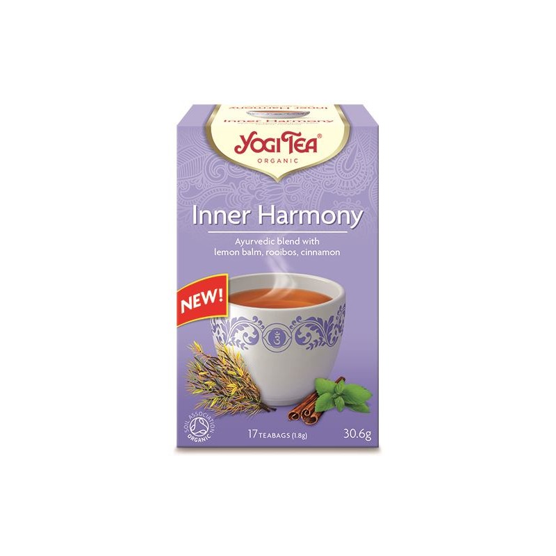 HERBATKA WEWNĘTRZNA HARMONIA (INNER HARMONY) BIO (17 x 1,8 g) 30,6 g - YOGI TEA