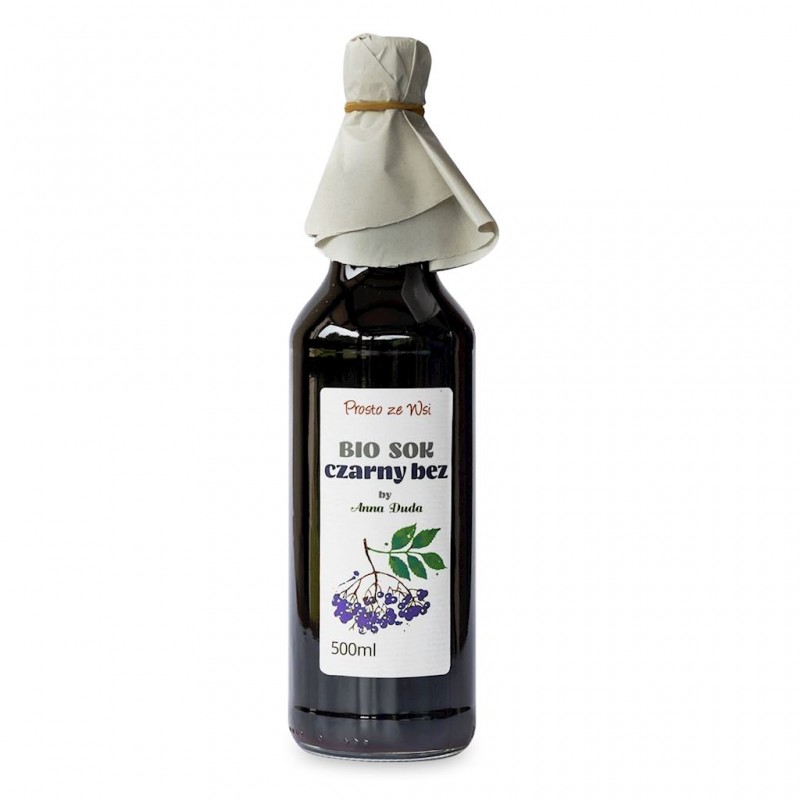 SOK Z CZARNEGO BZU NFC BIO 500 ml - PROSTO ZE WSI