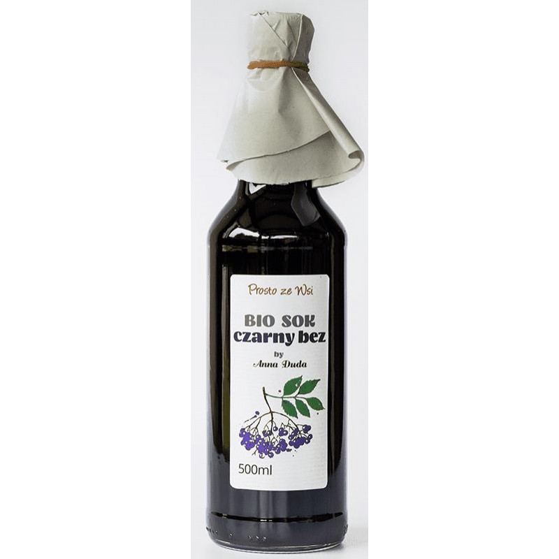 SOK Z CZARNEGO BZU NFC BIO 500 ml - PROSTO ZE WSI