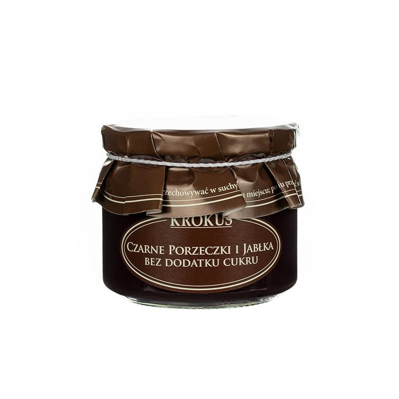 CZARNE PORZECZKI I JABŁKA BEZ DODATKU CUKRU 310 g - KROKUS