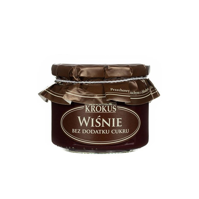 WIŚNIE I JABŁKA BEZ DODATKU CUKRU 310 g - KROKUS