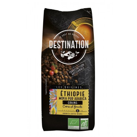 KAWA ZIARNISTA ARABICA 100 % ETIOPIA FAIR FOR LIFE BIO 500 g - DESTINATION