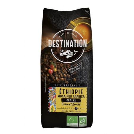 KAWA ZIARNISTA ARABICA 100 % ETIOPIA FAIR FOR LIFE BIO 500 g - DESTINATION