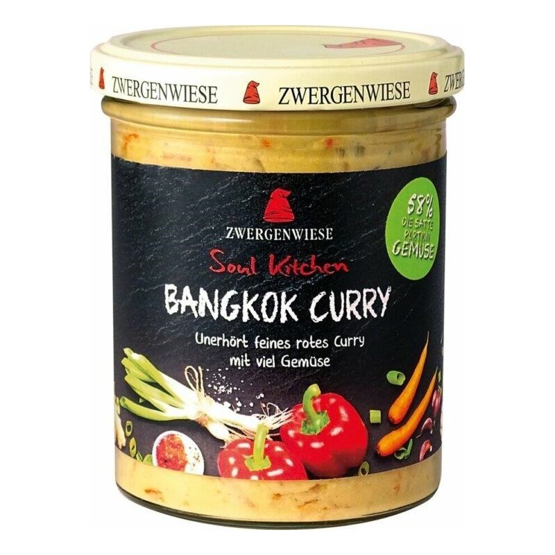SOS ORIENTALNY "BANGKOK CURRY" BEZGLUTENOWY BIO 370 g - ZWERGENWIESE