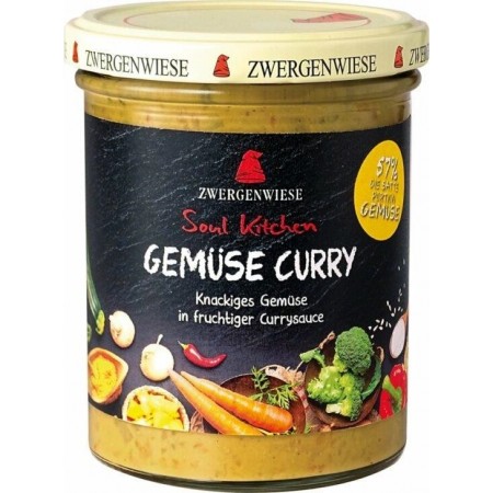 SOS ORIENTALNY "WARZYWNE CURRY" BEZGLUTENOWY BIO 370 g - ZWERGENWIESE
