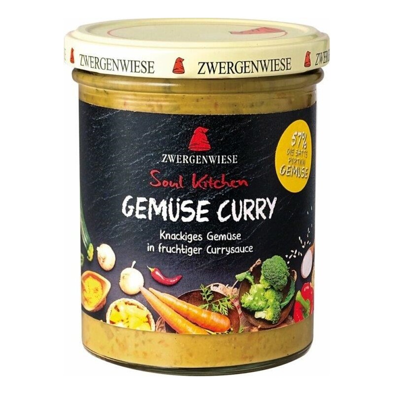 SOS ORIENTALNY "WARZYWNE CURRY" BEZGLUTENOWY BIO 370 g - ZWERGENWIESE