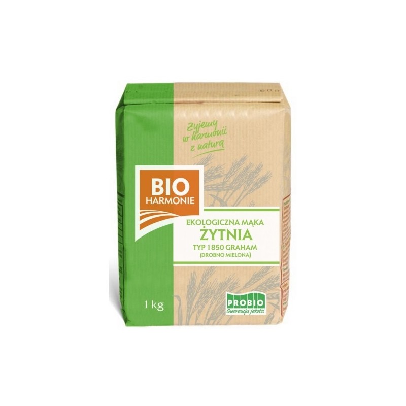 MĄKA ŻYTNIA GRAHAM TYP 1850 BIO 1 kg - PROBIO (BIOHARMONIE)