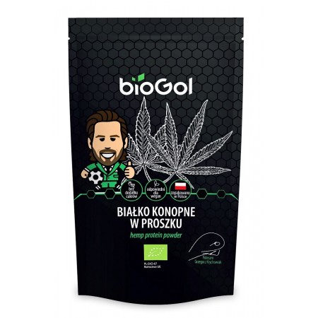 BIAŁKO KONOPNE W PROSZKU BIO 150 g - BIOGOL