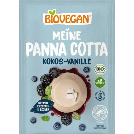 DESER KOKOSOWY PANNA COTTA W PROSZKU WEGAŃSKI BEZGLUTENOWY BIO 46 g - BIOVEGAN