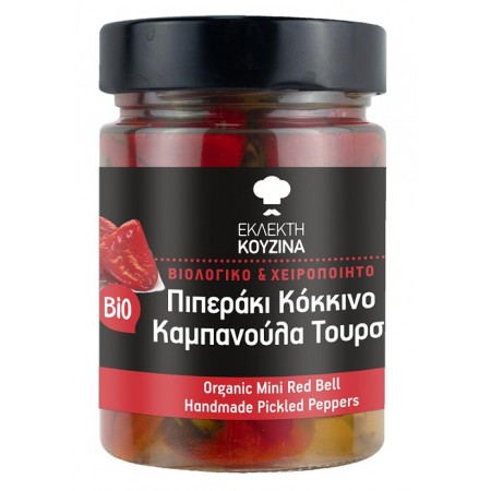 PAPRYKA CZERWONA MINI PIKANTNA MARYNOWANA BIO 300 g (150 g) (SŁOIK) - BIOAGROS